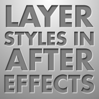 Quick Tips – Classy Lookin’ Layer Styles In AE