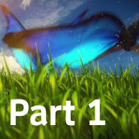 Whimsical Grassy Field Butterfly Scene Part 1 – AE Premium