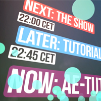 Quick Tip – Pulsing TV Show Lineup Animation